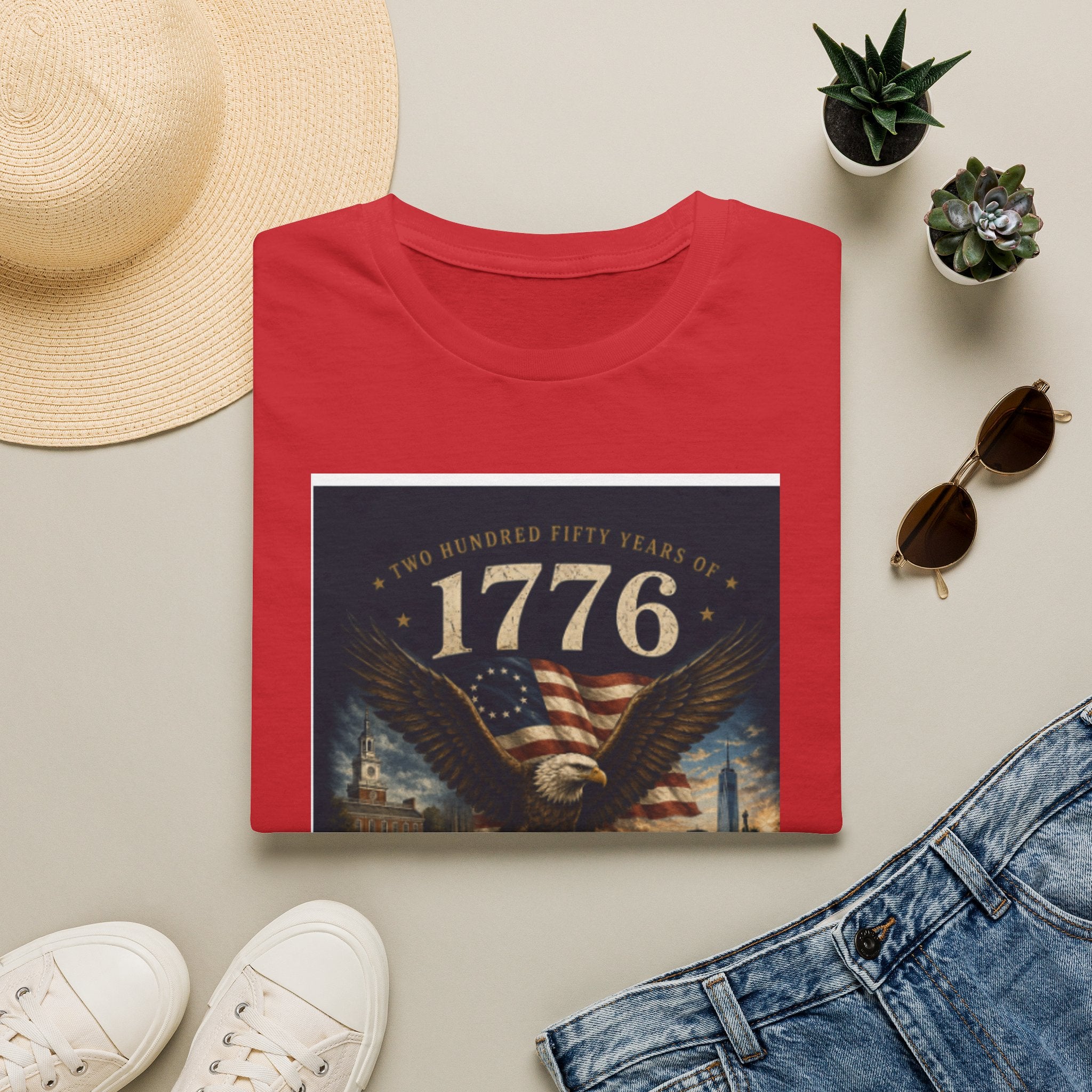 1776 American Eagle T‑Shirt — 250th Anniversary 1776–2026 Patriotic Tee