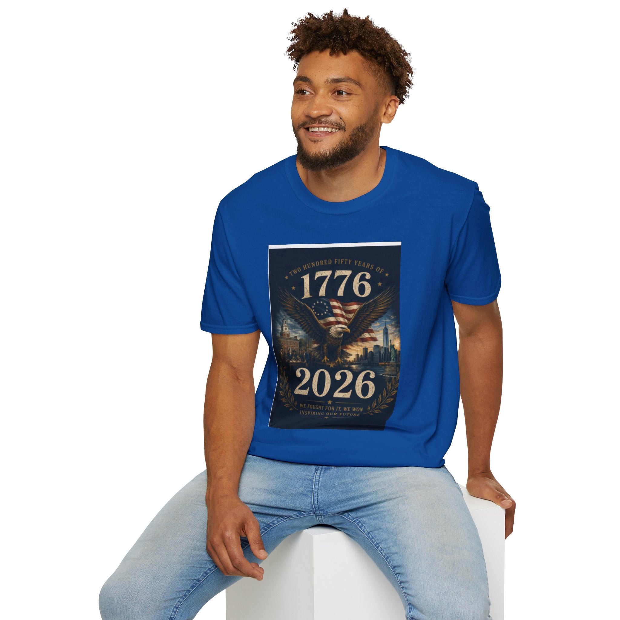 1776 American Eagle T‑Shirt — 250th Anniversary 1776–2026 Patriotic Tee