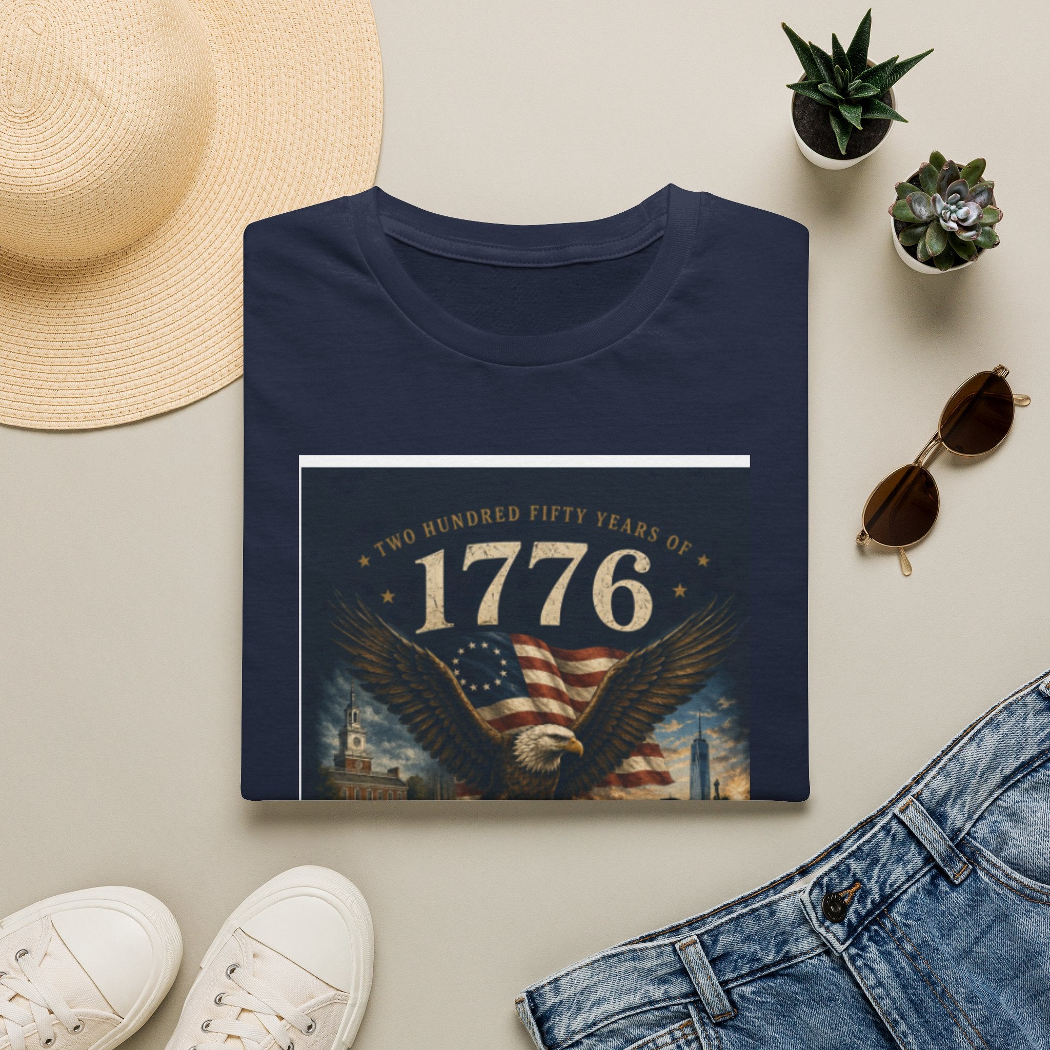 1776 American Eagle T‑Shirt — 250th Anniversary 1776–2026 Patriotic Tee