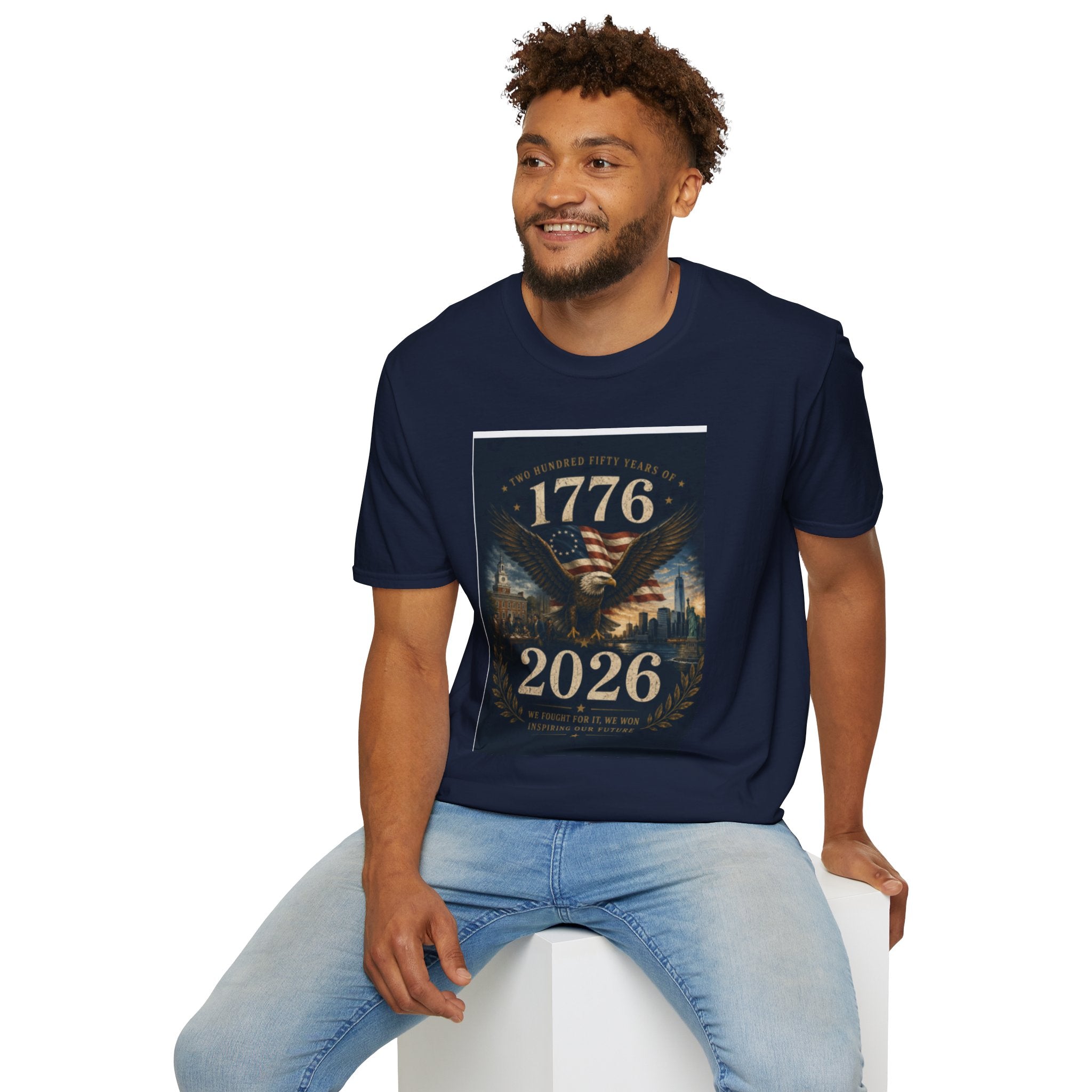 1776 American Eagle T‑Shirt — 250th Anniversary 1776–2026 Patriotic Tee