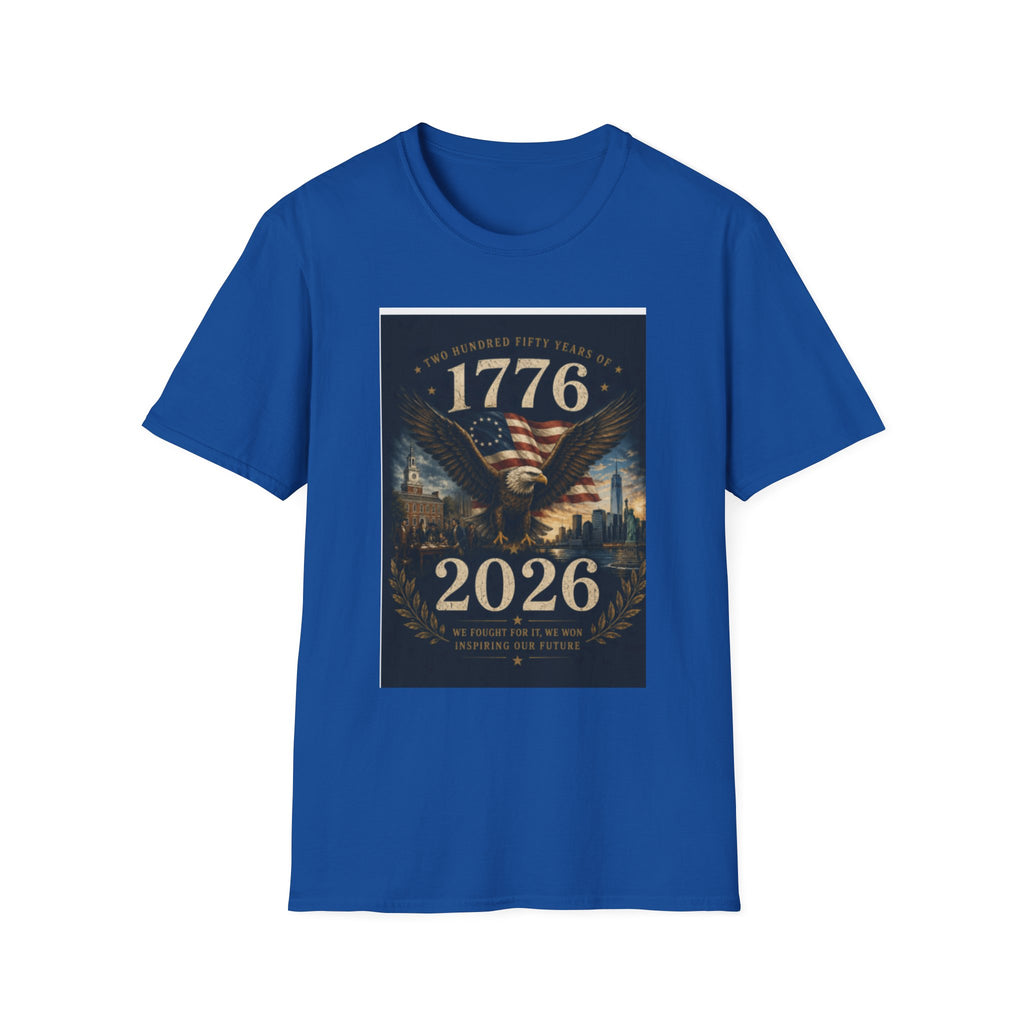 1776 American Eagle T‑Shirt — 250th Anniversary 1776–2026 Patriotic Tee