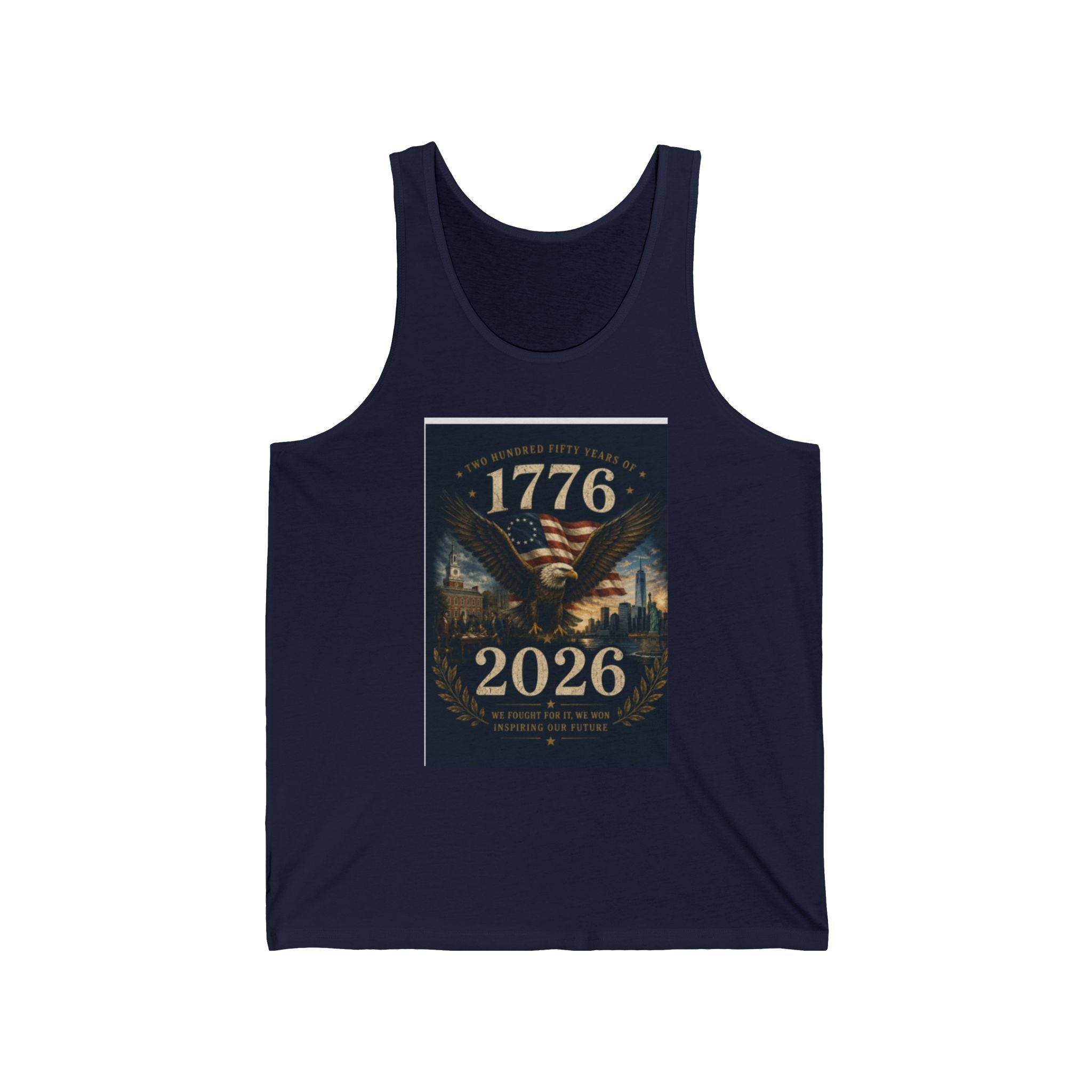 1776–2026 Patriotic Eagle Tank Top — American Independence Anniversary Tee
