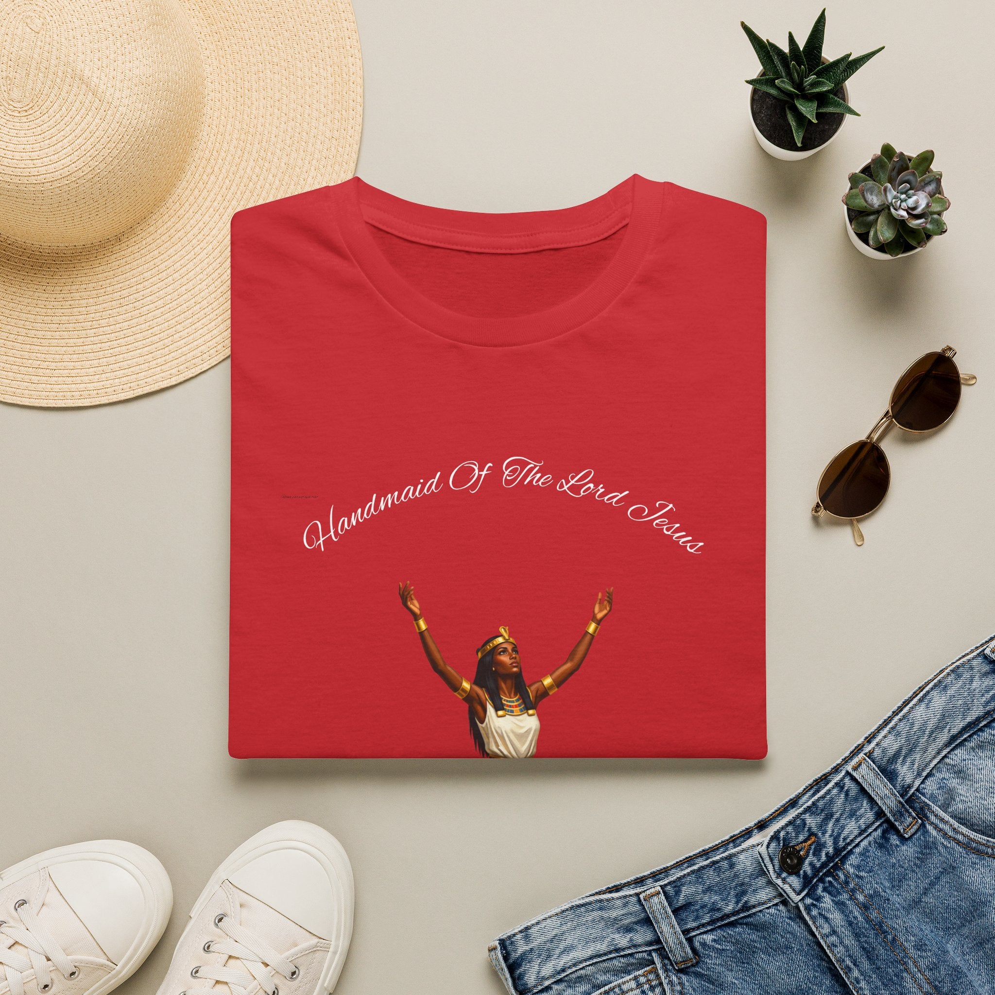 Copy of Handmaid of the Lord Jesus T-Shirt — Christian Faith Graphic Tee