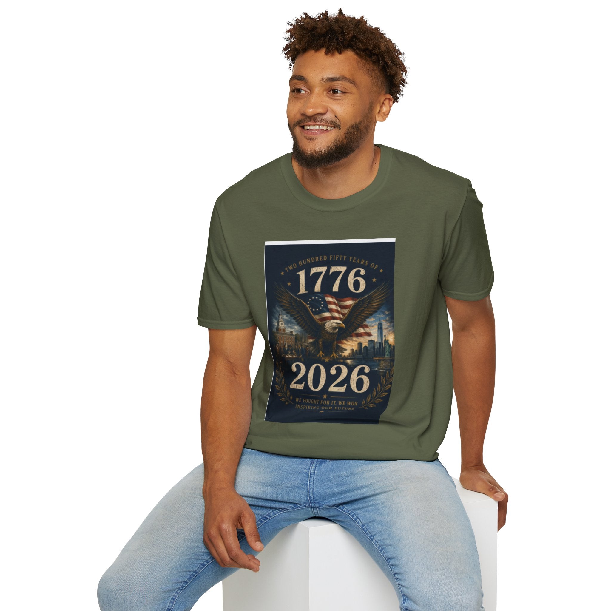 1776 American Eagle T‑Shirt — 250th Anniversary 1776–2026 Patriotic Tee