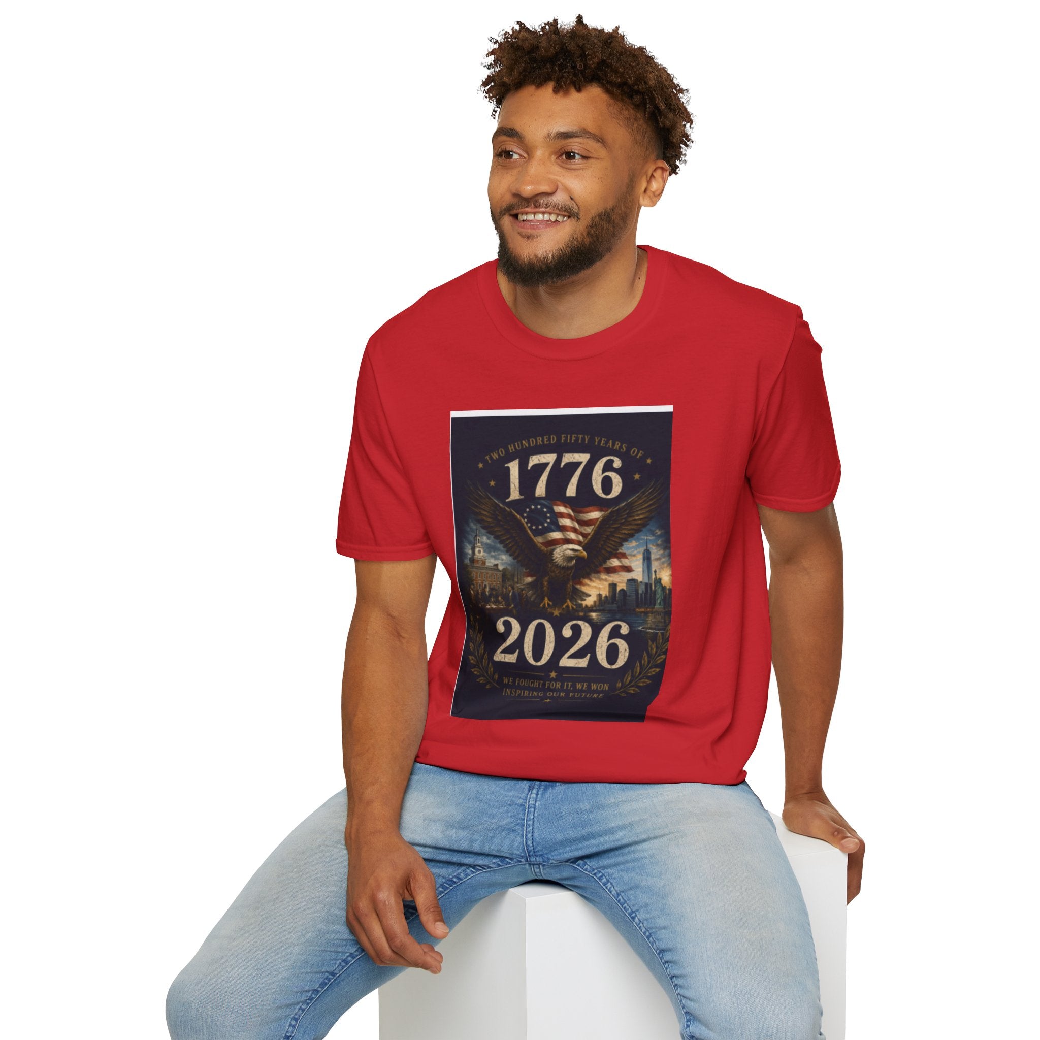 1776 American Eagle T‑Shirt — 250th Anniversary 1776–2026 Patriotic Tee