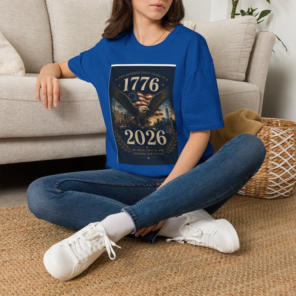 1776 American Eagle T‑Shirt — 250th Anniversary 1776–2026 Patriotic Tee