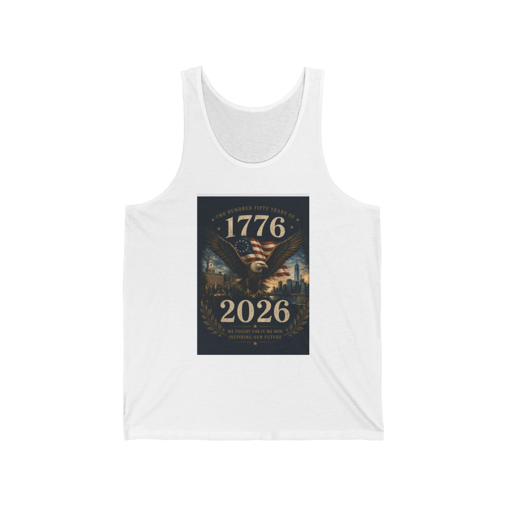 1776–2026 Patriotic Eagle Tank Top — American Independence Anniversary Tee