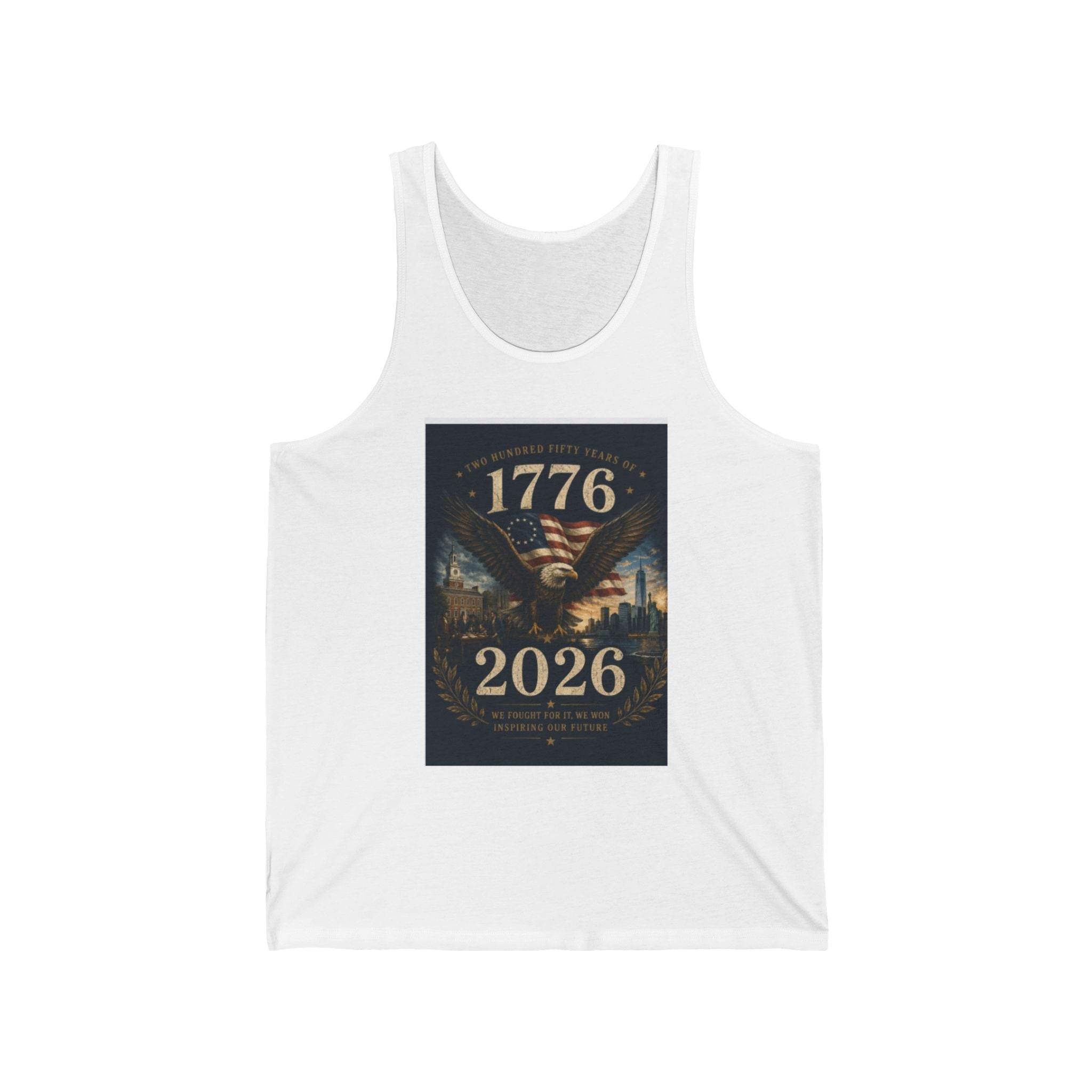 1776–2026 Patriotic Eagle Tank Top — American Independence Anniversary Tee
