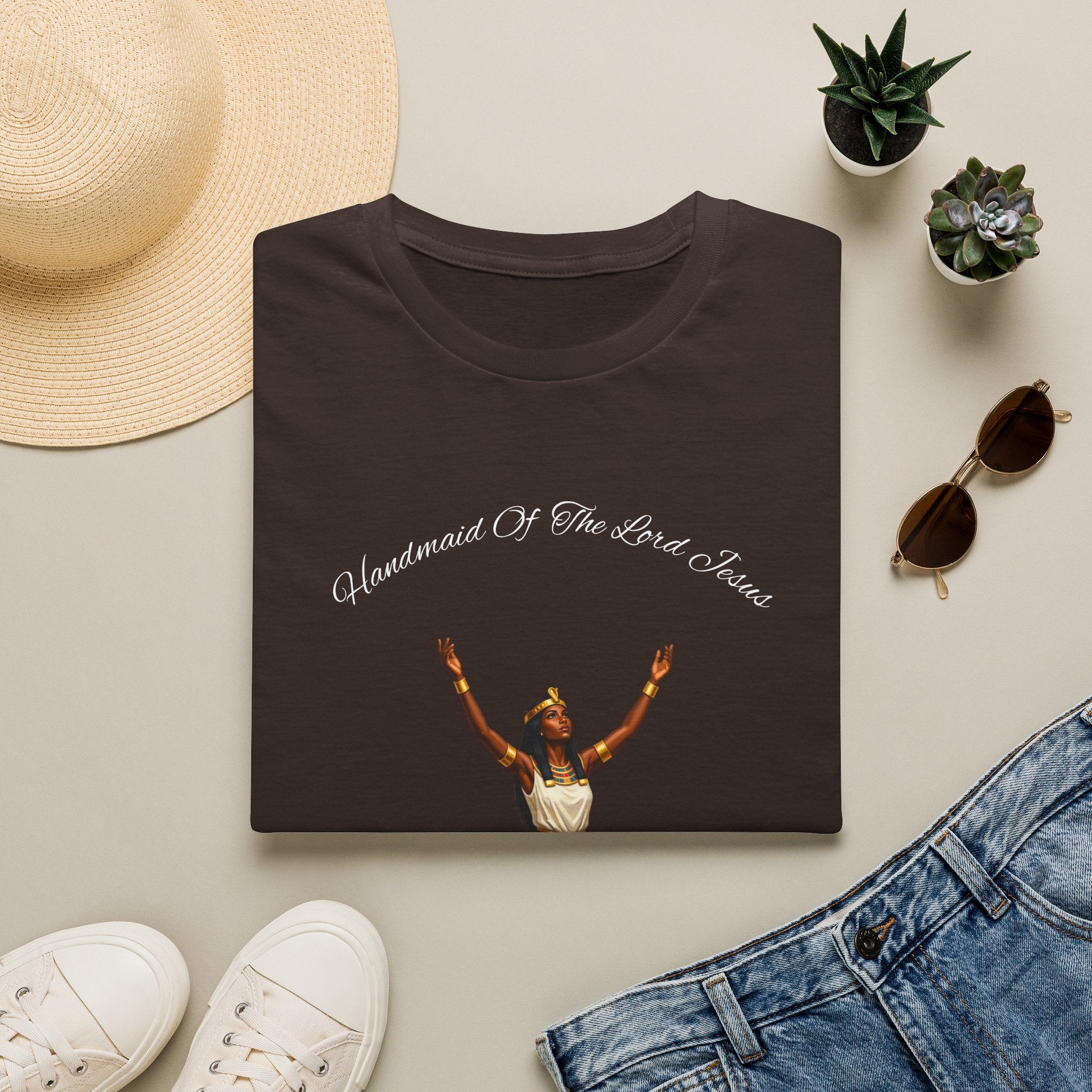 Copy of Handmaid of the Lord Jesus T-Shirt — Christian Faith Graphic Tee