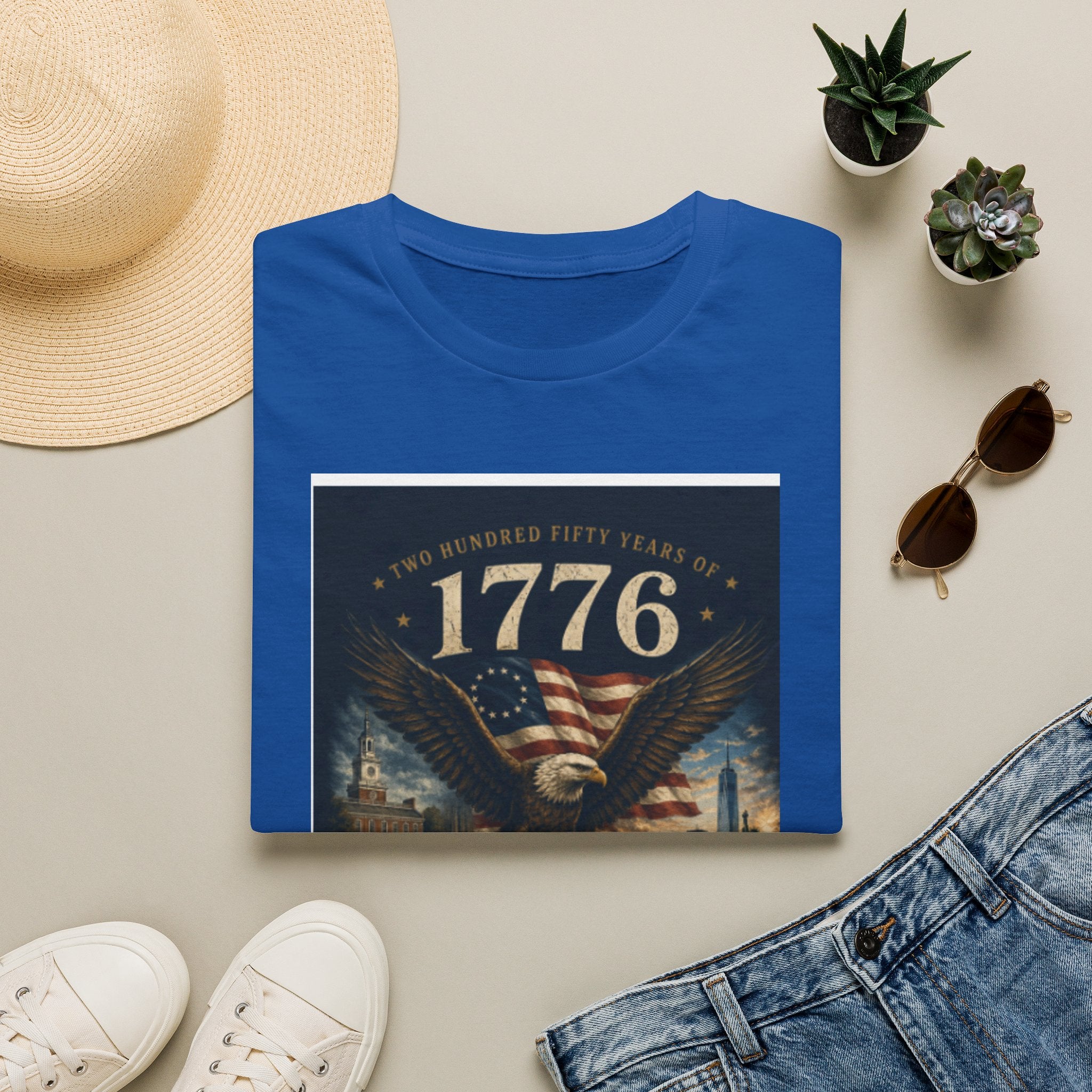 1776 American Eagle T‑Shirt — 250th Anniversary 1776–2026 Patriotic Tee