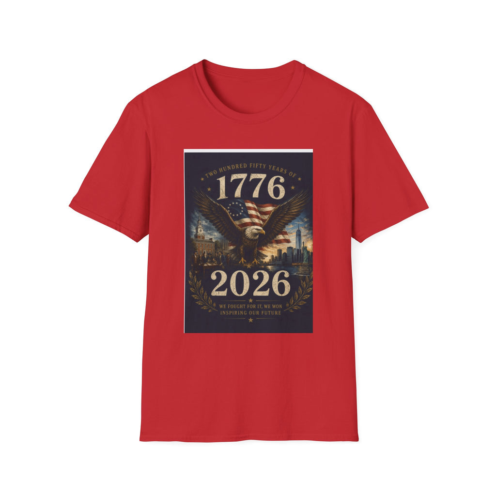 1776 American Eagle T‑Shirt — 250th Anniversary 1776–2026 Patriotic Tee