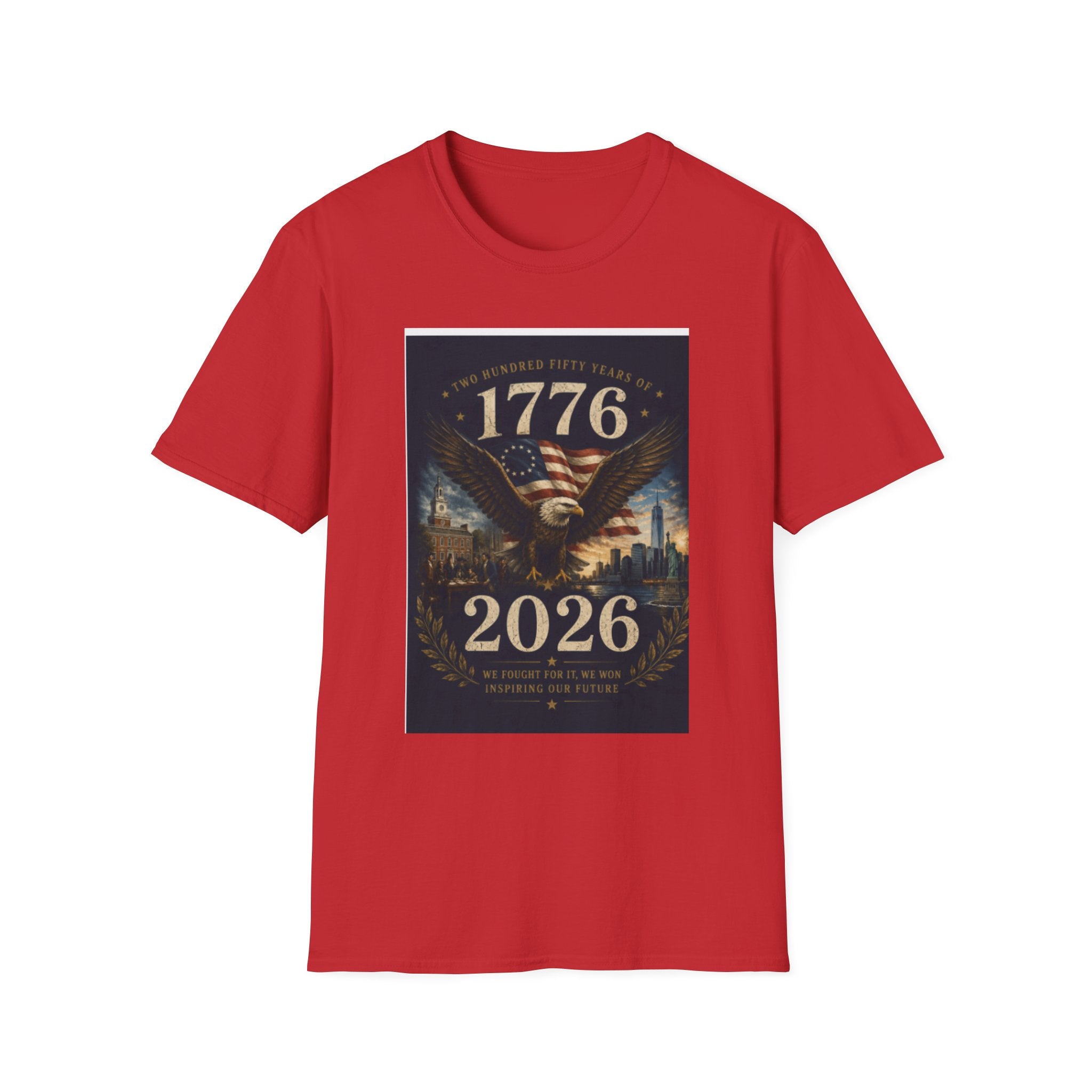 1776 American Eagle T‑Shirt — 250th Anniversary 1776–2026 Patriotic Tee