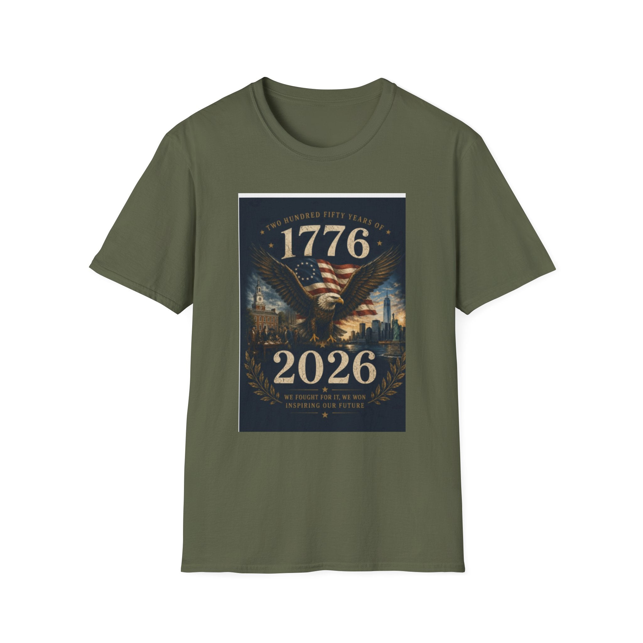 1776 American Eagle T‑Shirt — 250th Anniversary 1776–2026 Patriotic Tee