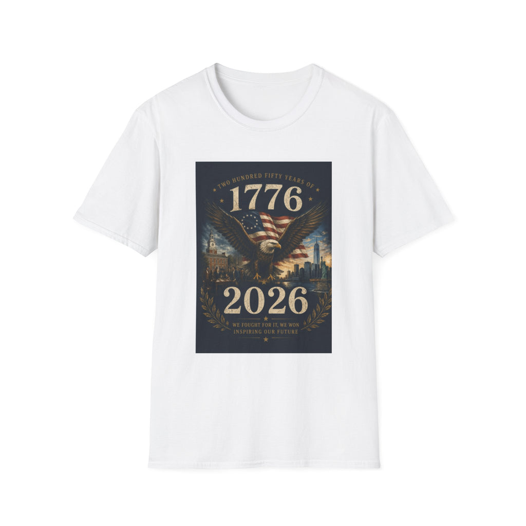 1776 American Eagle T‑Shirt — 250th Anniversary 1776–2026 Patriotic Tee