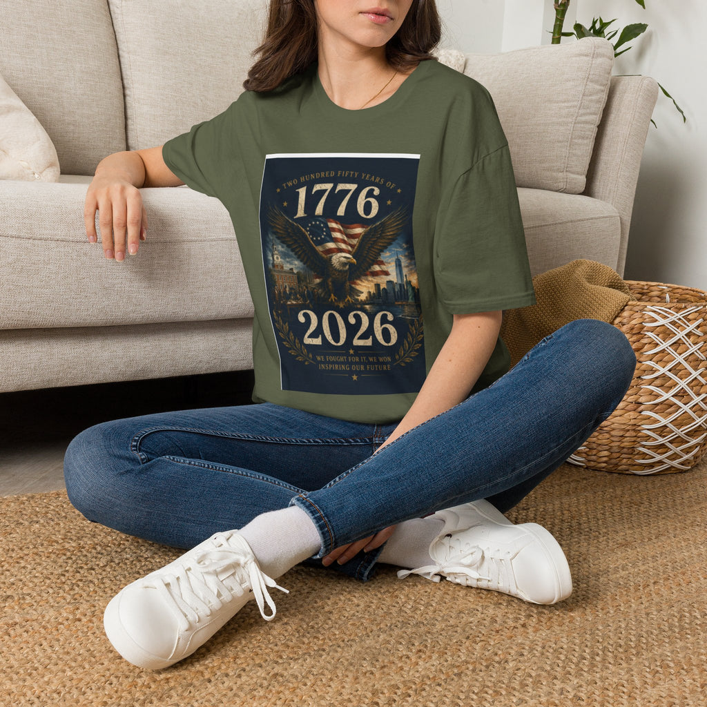 1776 American Eagle T‑Shirt — 250th Anniversary 1776–2026 Patriotic Tee
