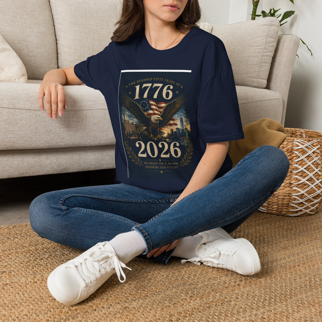 1776 American Eagle T‑Shirt — 250th Anniversary 1776–2026 Patriotic Tee